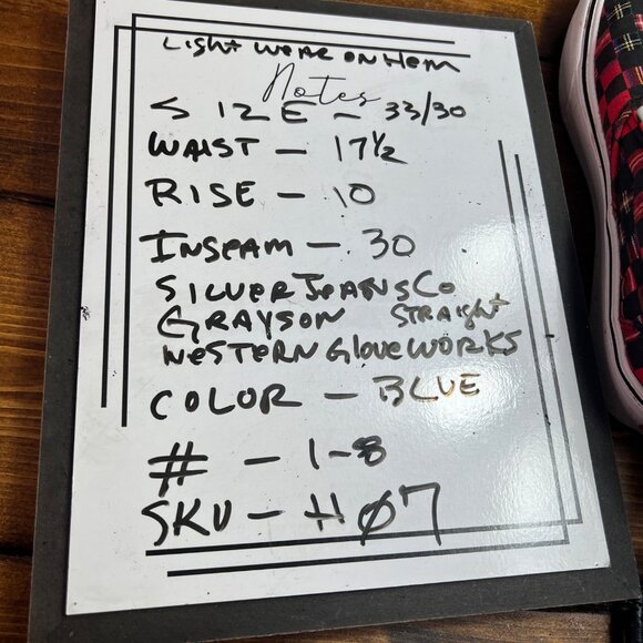 Silver Jeans Co. Grayson Men's Jeans size 33x30 Straight Fit Denim - Picture 11 of 11